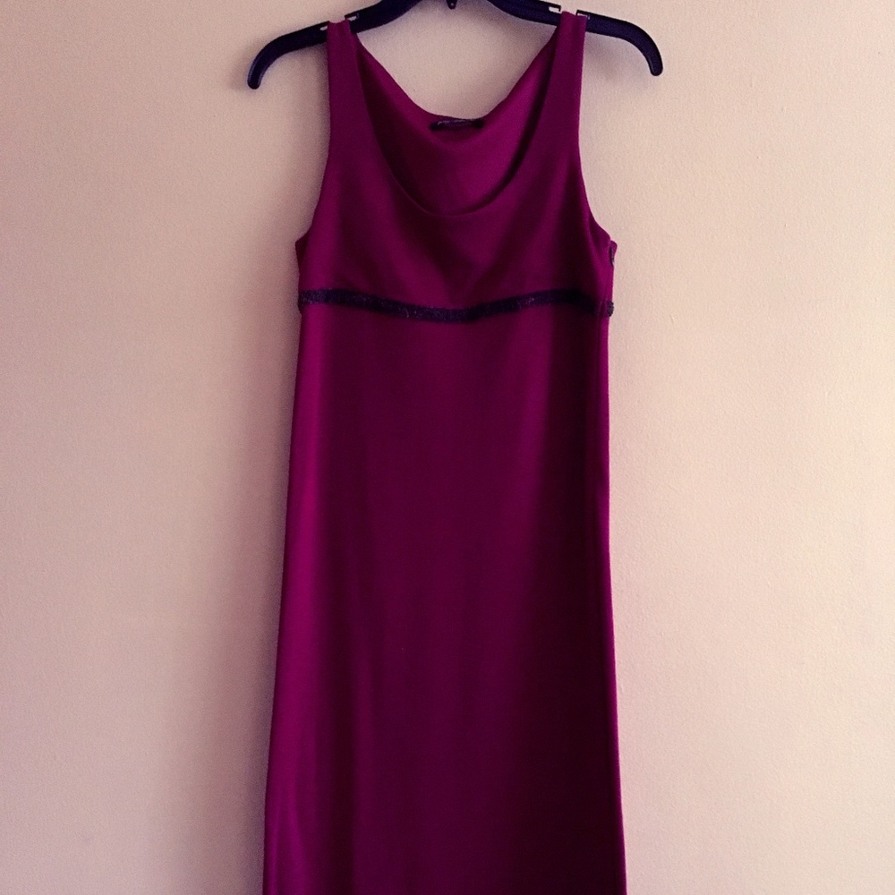 Betsey Johnson red midi dress stretchy